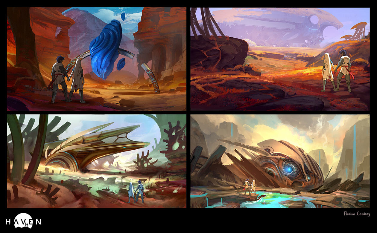 Environment Concept Art from Haven