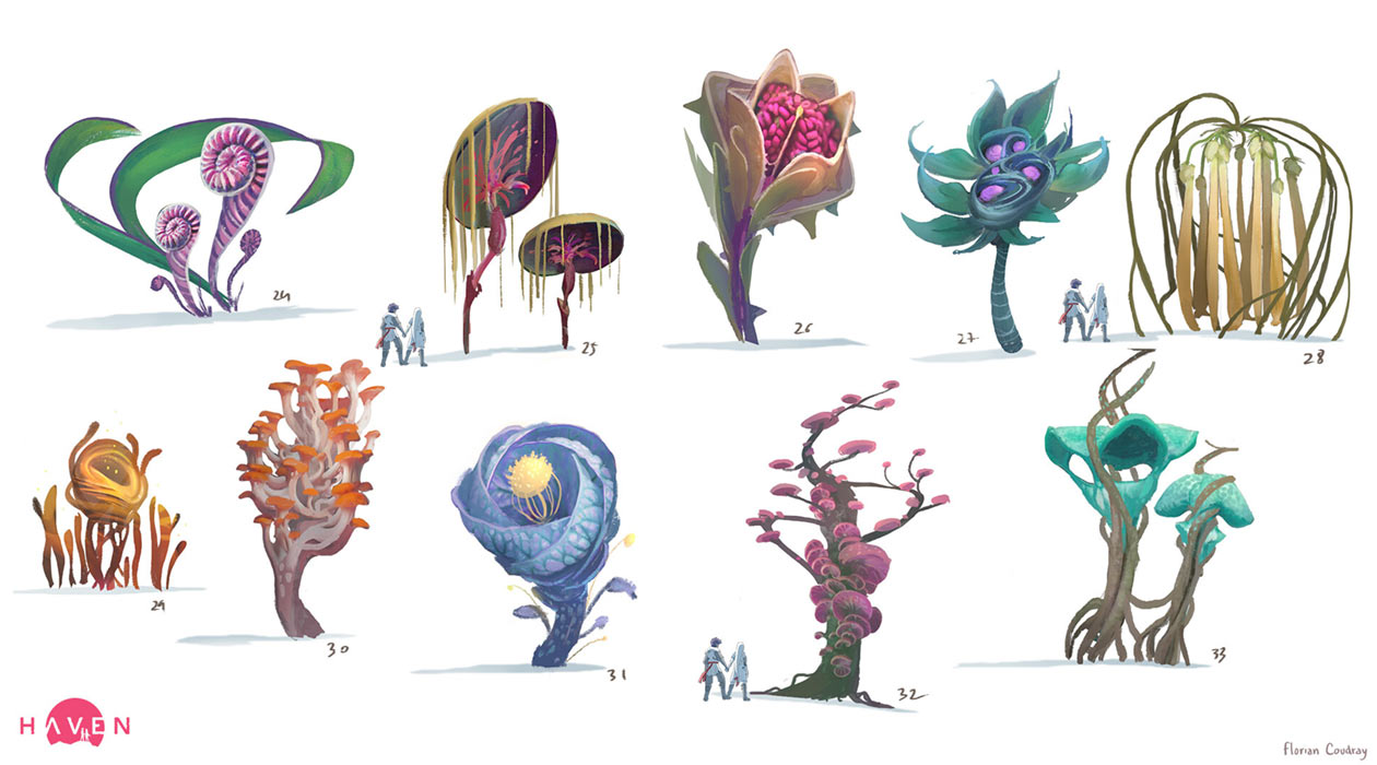 Plants Concept Art from Haven