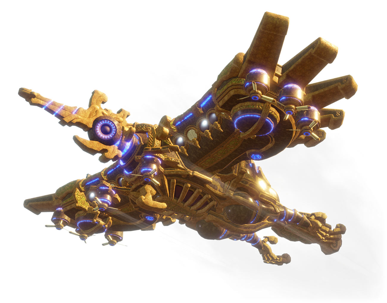 Divine Beast Vah Medoh Art from Hyrule Warriors: Age of Calamity