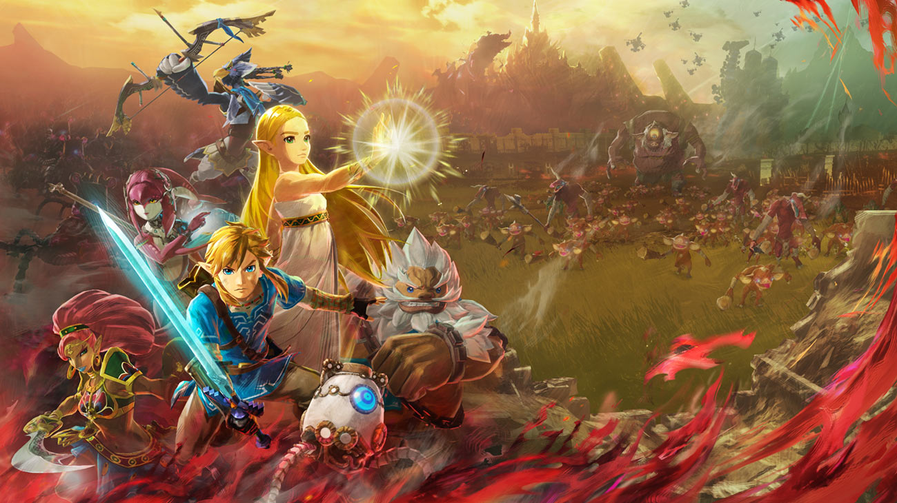 Key Art from Hyrule Warriors: Age of Calamity