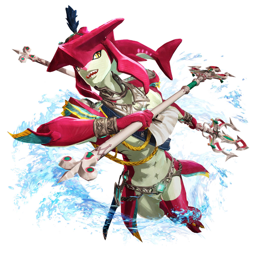 Sidon Art from Hyrule Warriors: Age of Calamity
