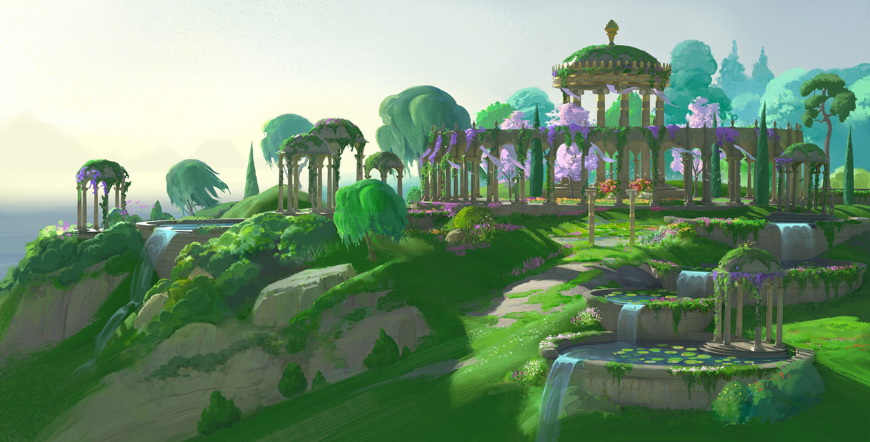 Aphrodite Region Palace of Wind Art from Immortals Fenyx Rising