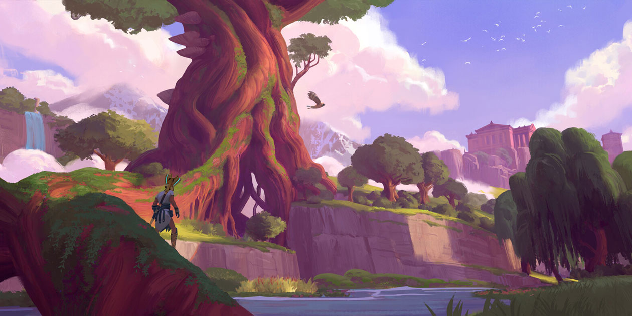 Aphrodite Region Tree Art from Immortals Fenyx Rising