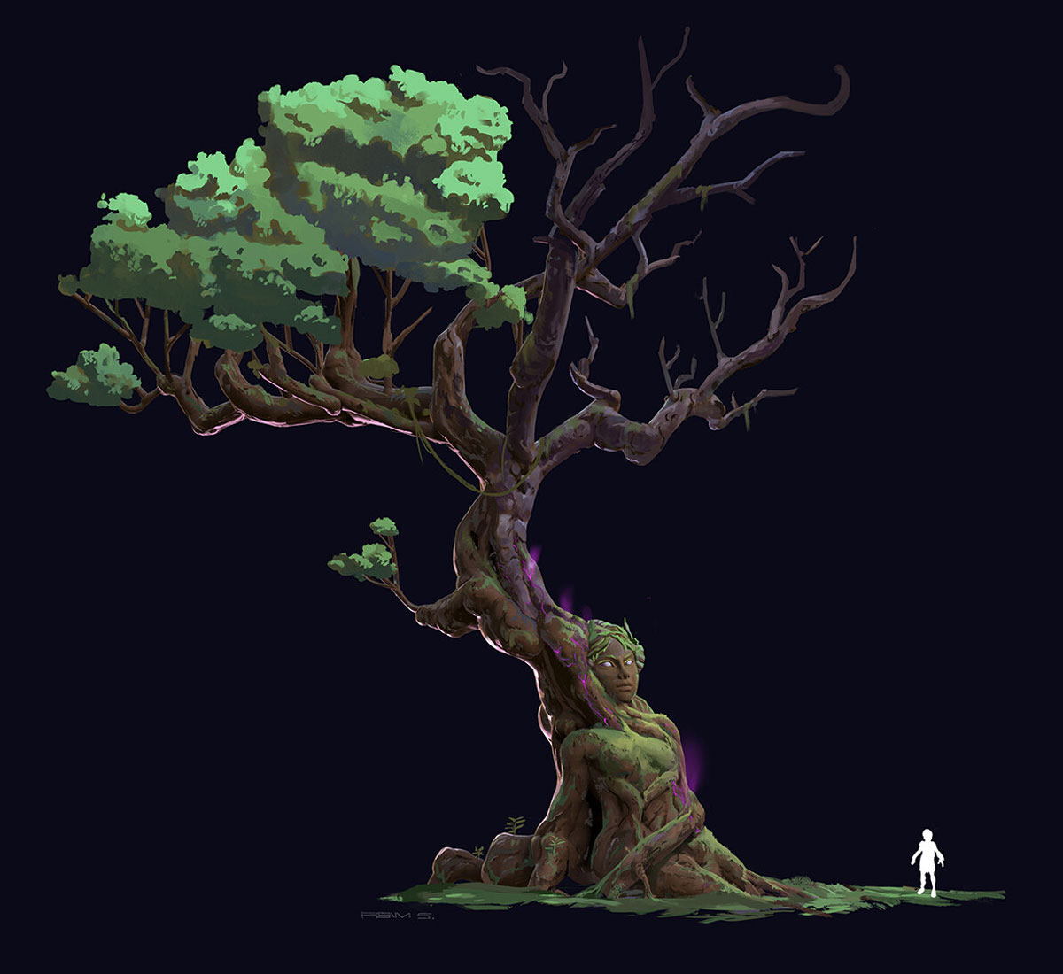 Aphrodite Tree Art from Immortals Fenyx Rising