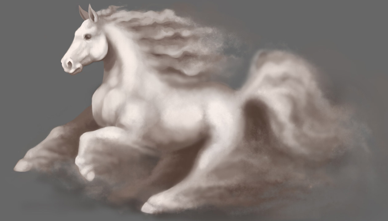 Cloud Horse Art from Immortals Fenyx Rising