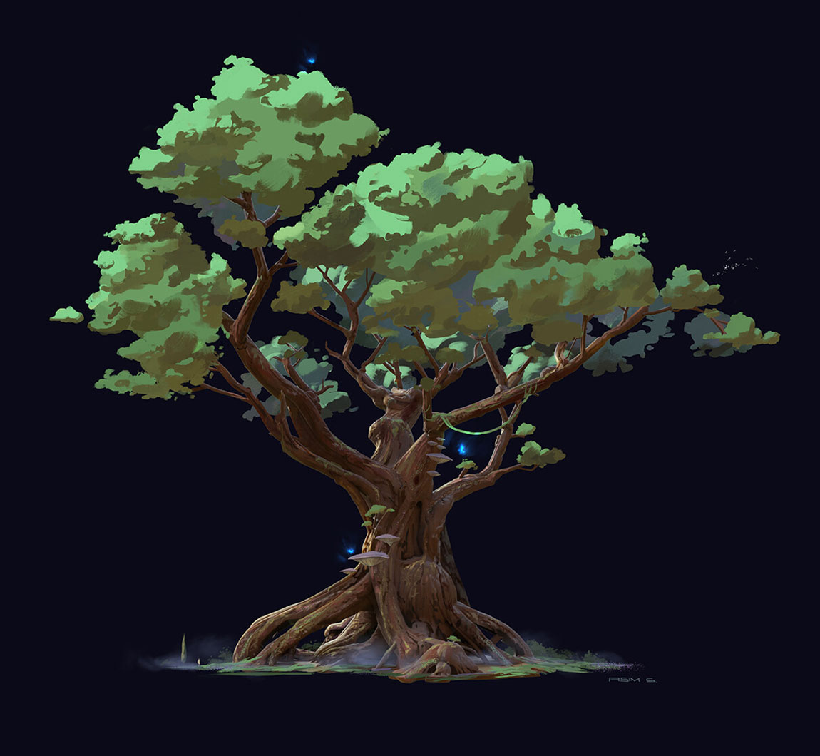 Colossus Tree Art from Immortals Fenyx Rising