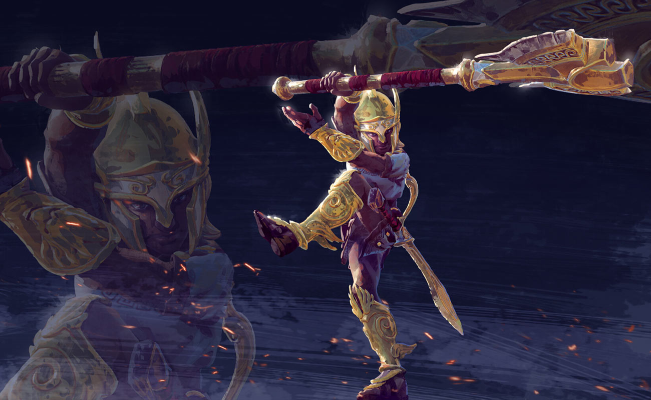 Fenyx Paintover Art from Immortals Fenyx Rising