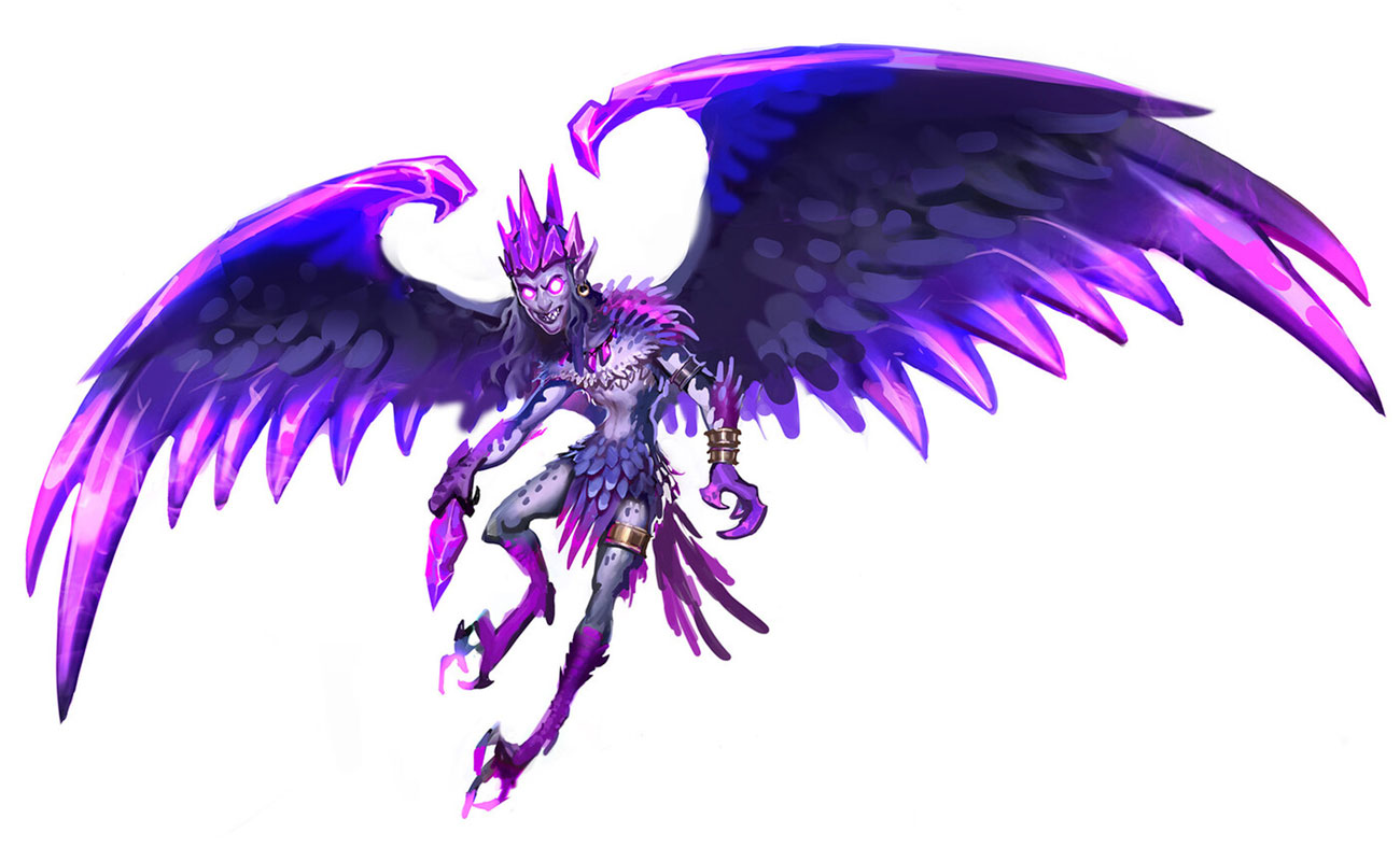 Harpy Art from Immortals Fenyx Rising