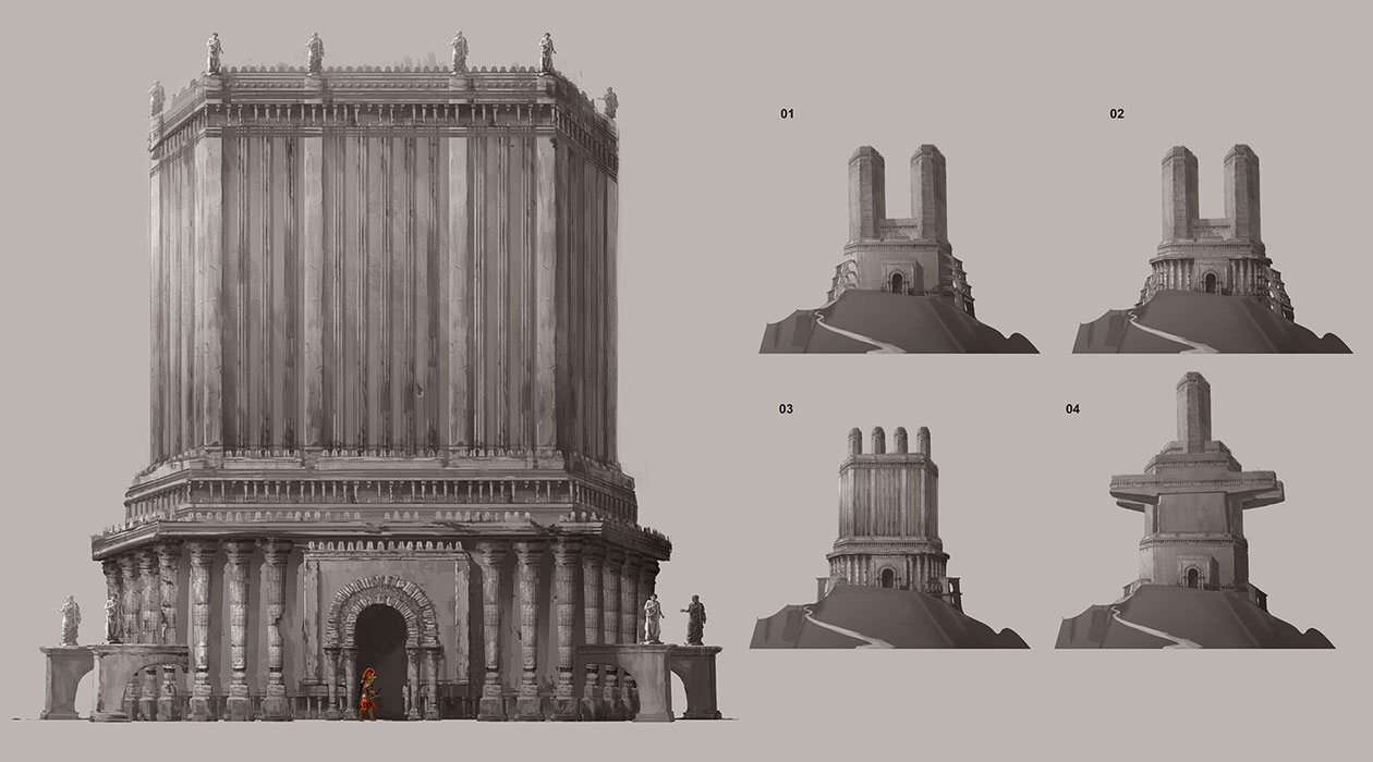 Hephaistos Region Forge Ideas Art from Immortals Fenyx Rising