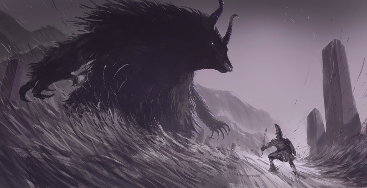 Hephaistos Region Visual Dev Art from Immortals Fenyx Rising