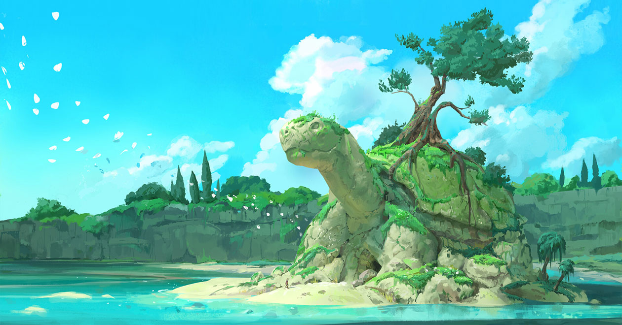 Tortoise Cave Art from Immortals Fenyx Rising
