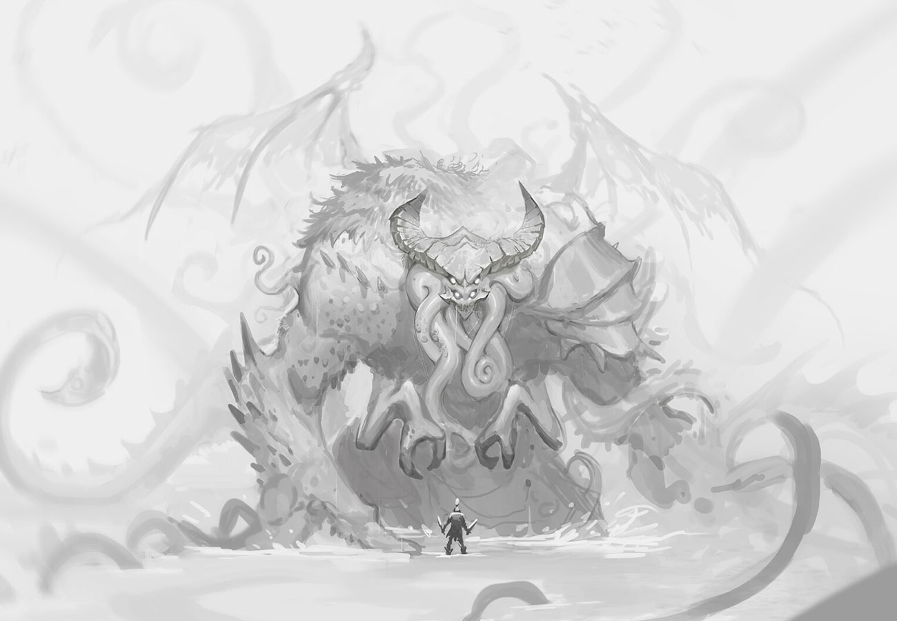 Typhon Concept Art from Immortals Fenyx Rising
