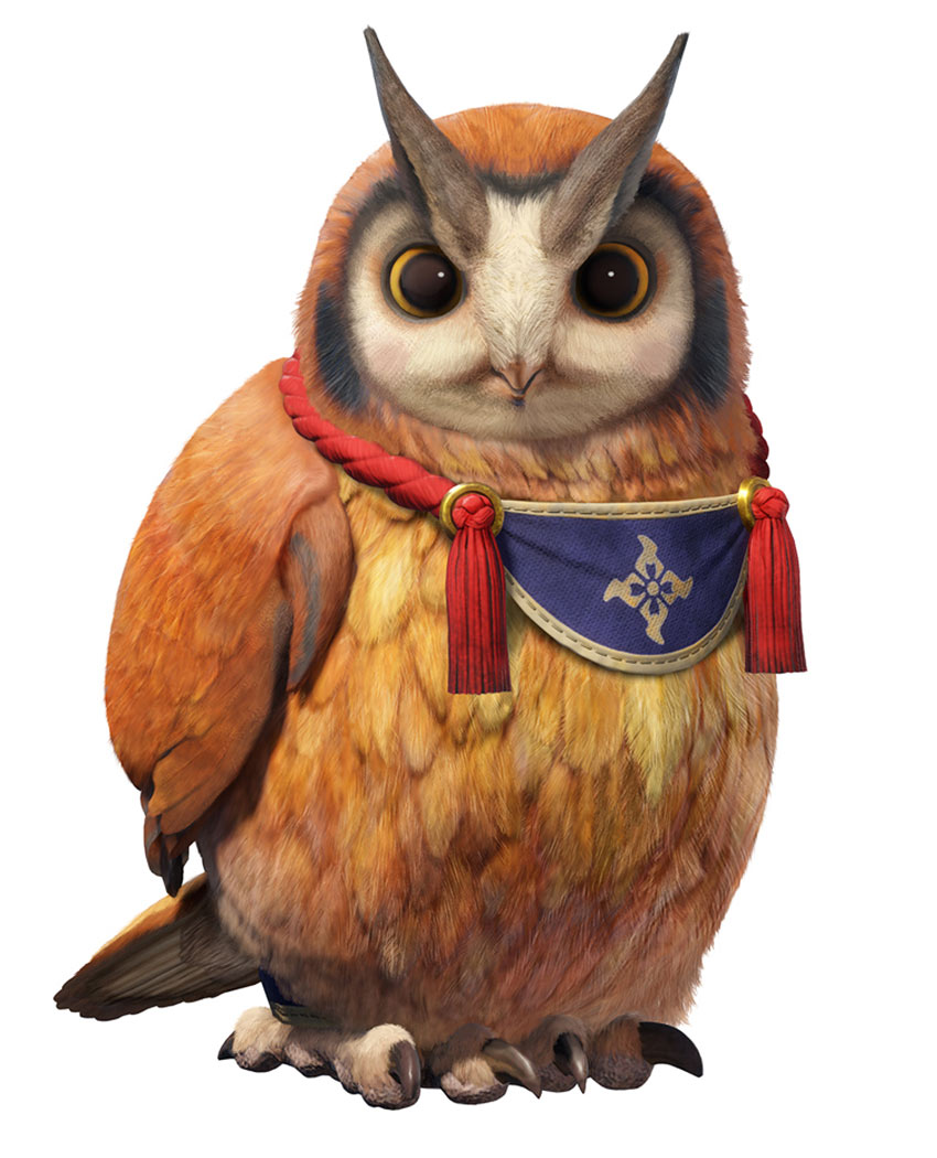 Cohoot Art from Monster Hunter Rise