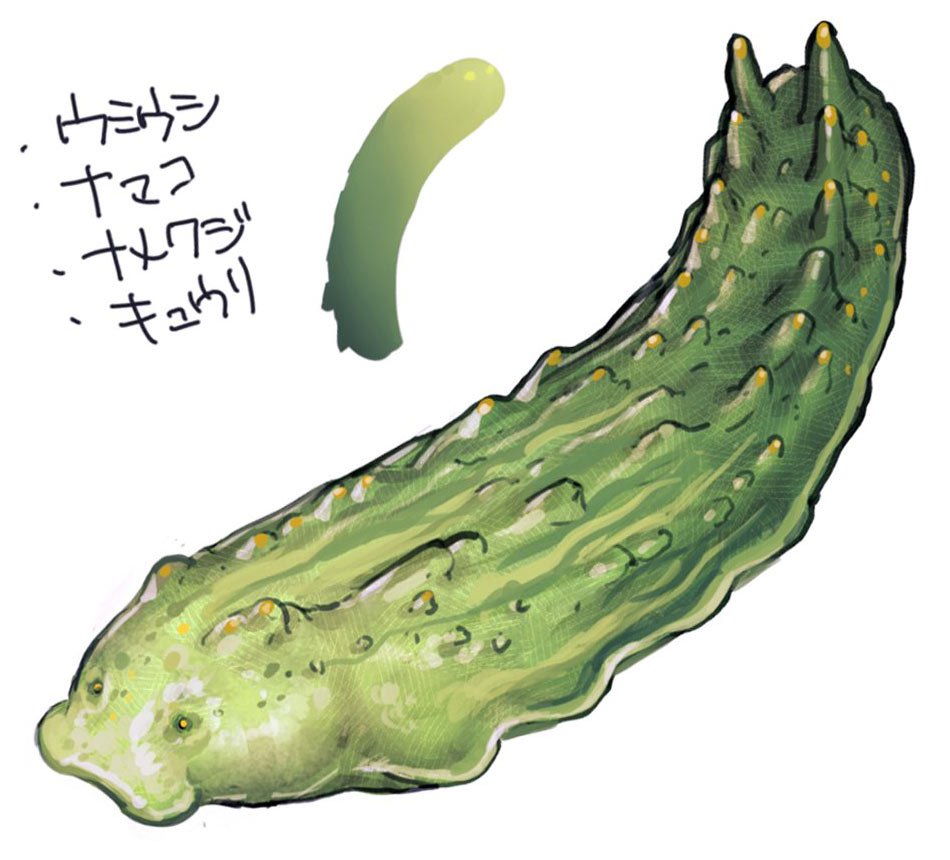 Goocumber Concept Art from Monster Hunter Rise