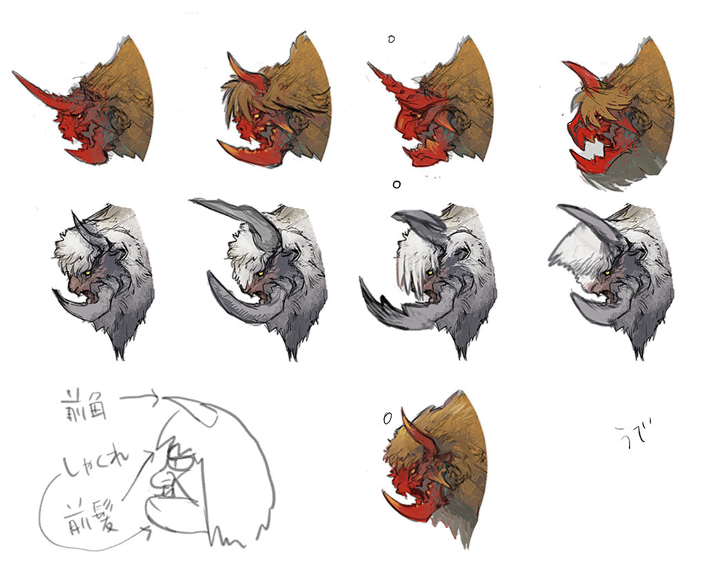 Goss Harag Early Concept Art from Monster Hunter Rise