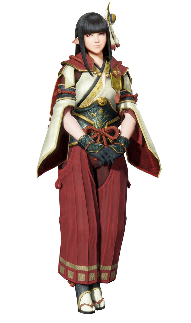 Hinoa Art from Monster Hunter Rise