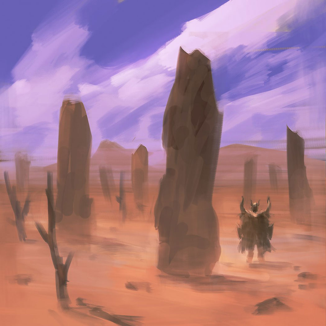 Sandy Plains Spires Art from Monster Hunter Rise