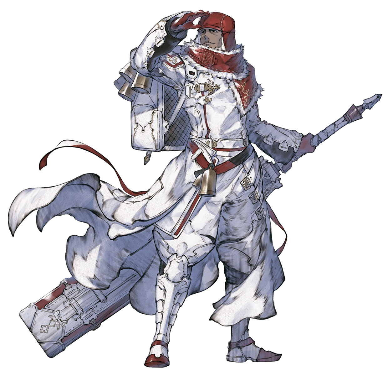 063y, Yuletide Prisoner Art from NieR Reincarnation