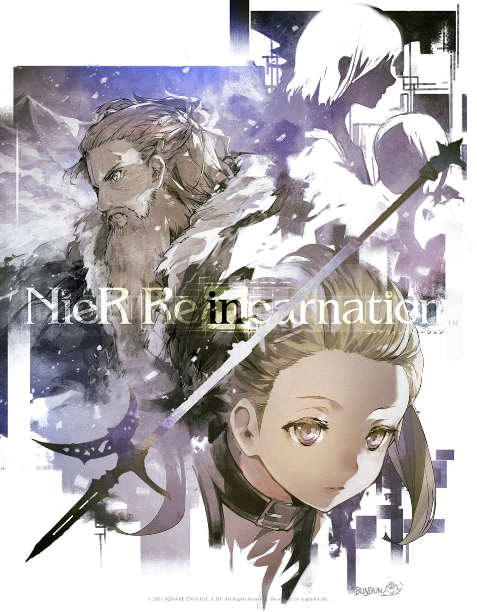 10 Million Downloads Illustration by BUNBUN from NieR Reincarnation