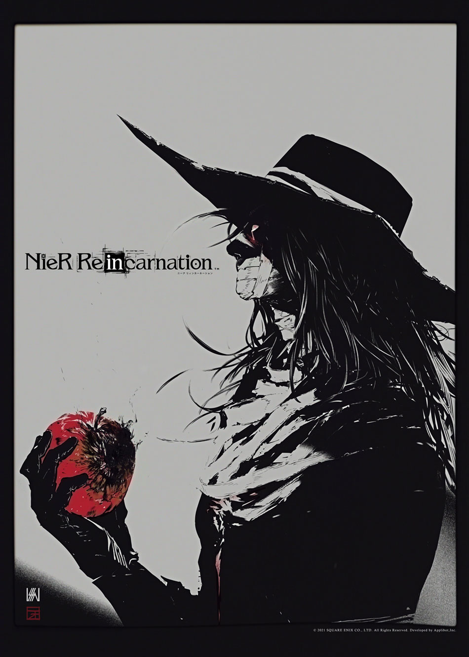 10 Million Downloads Illustration by ISSSAI from NieR Reincarnation