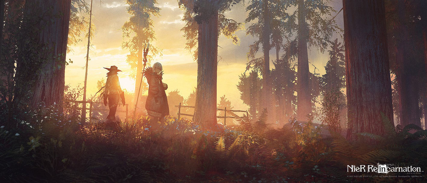10 Million Downloads Illustration by Koda Kazuma from NieR Reincarnation
