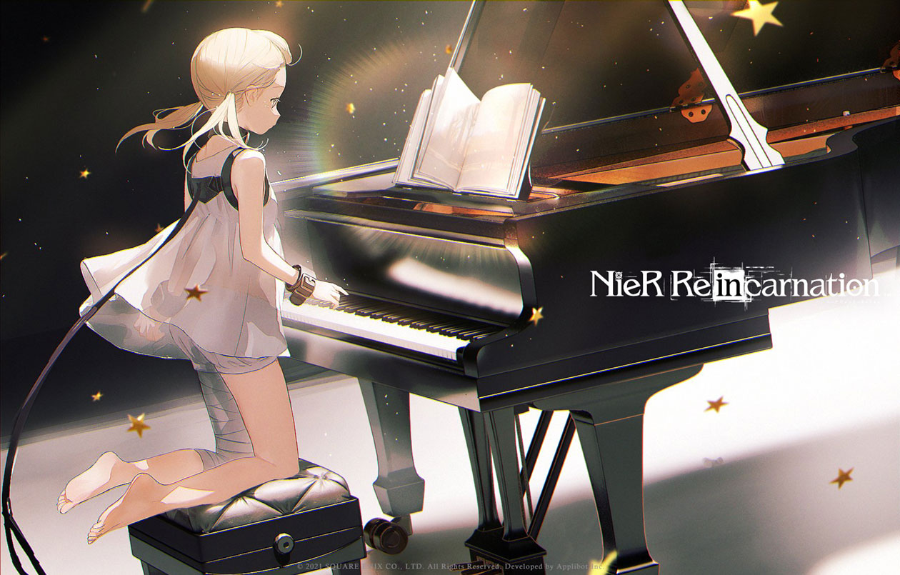 10 Million Downloads Illustration by LAL!ROLE from NieR Reincarnation