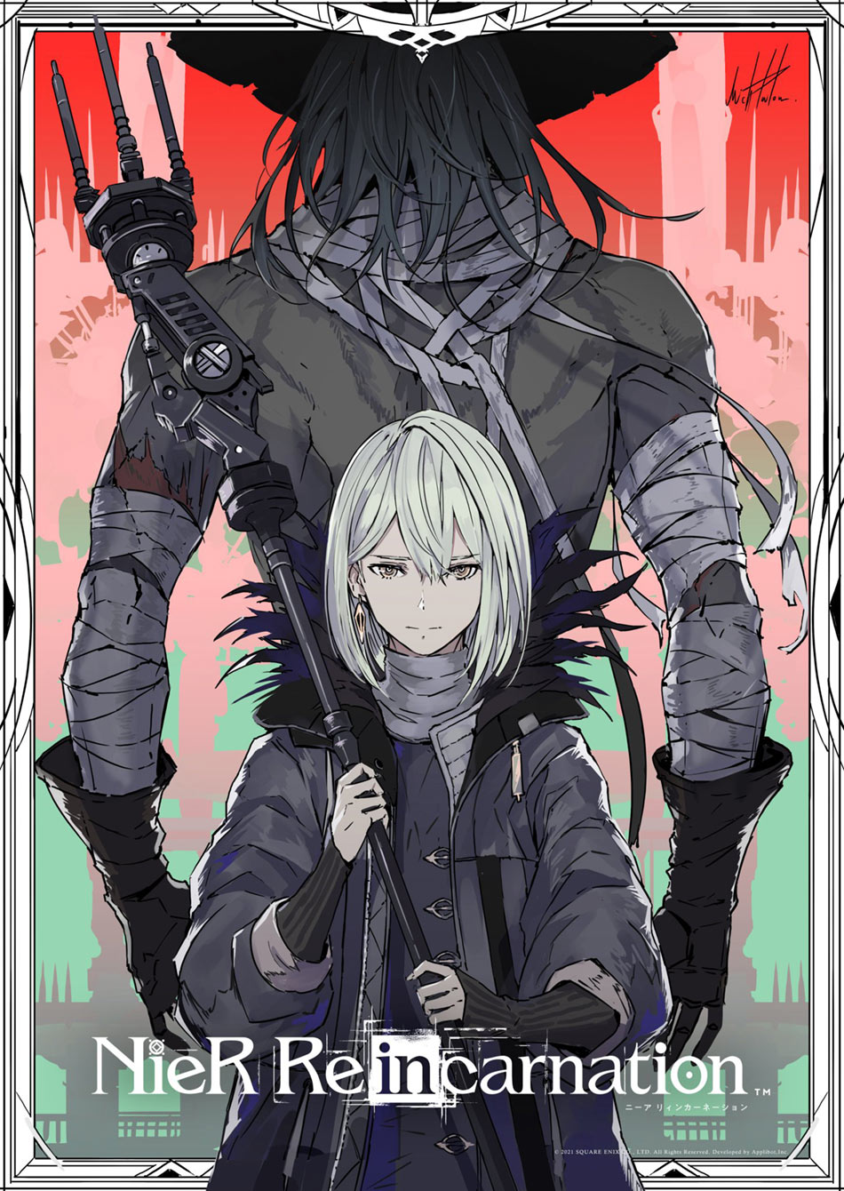 10 Million Downloads Illustration by PALOW from NieR Reincarnation