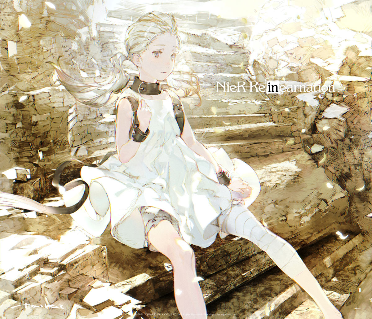 10 Million Downloads Illustration by Taiki from NieR Reincarnation