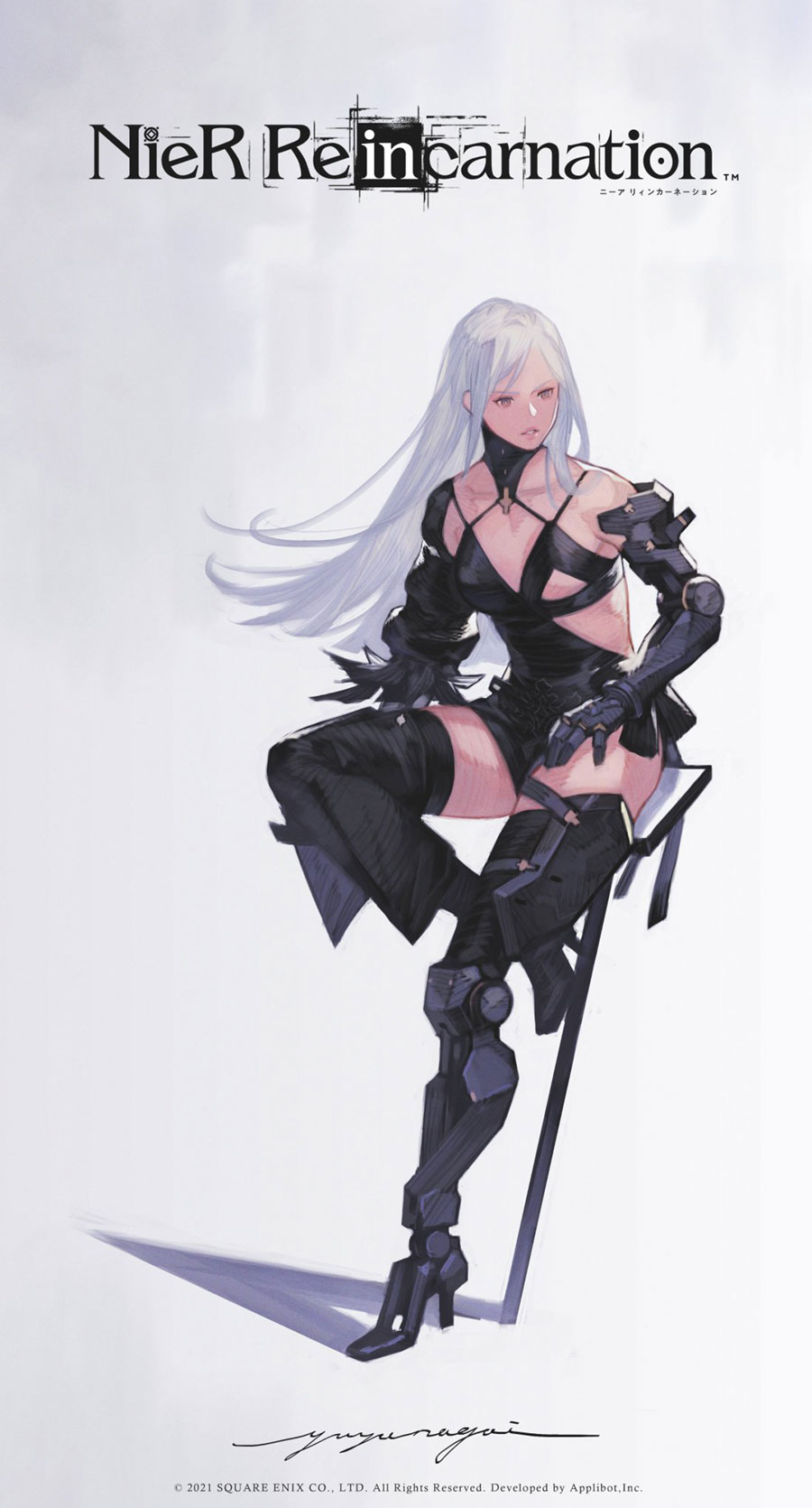 10 Million Downloads Illustration by Yuya Nagai from NieR Reincarnation