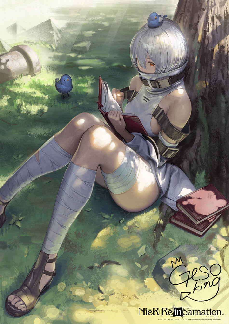 1st Anniversary Illustration by Gesoking from NieR Reincarnation