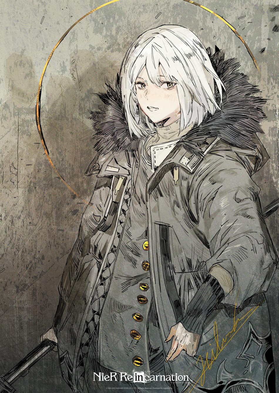 1st Anniversary Illustration by Hiranko from NieR Reincarnation