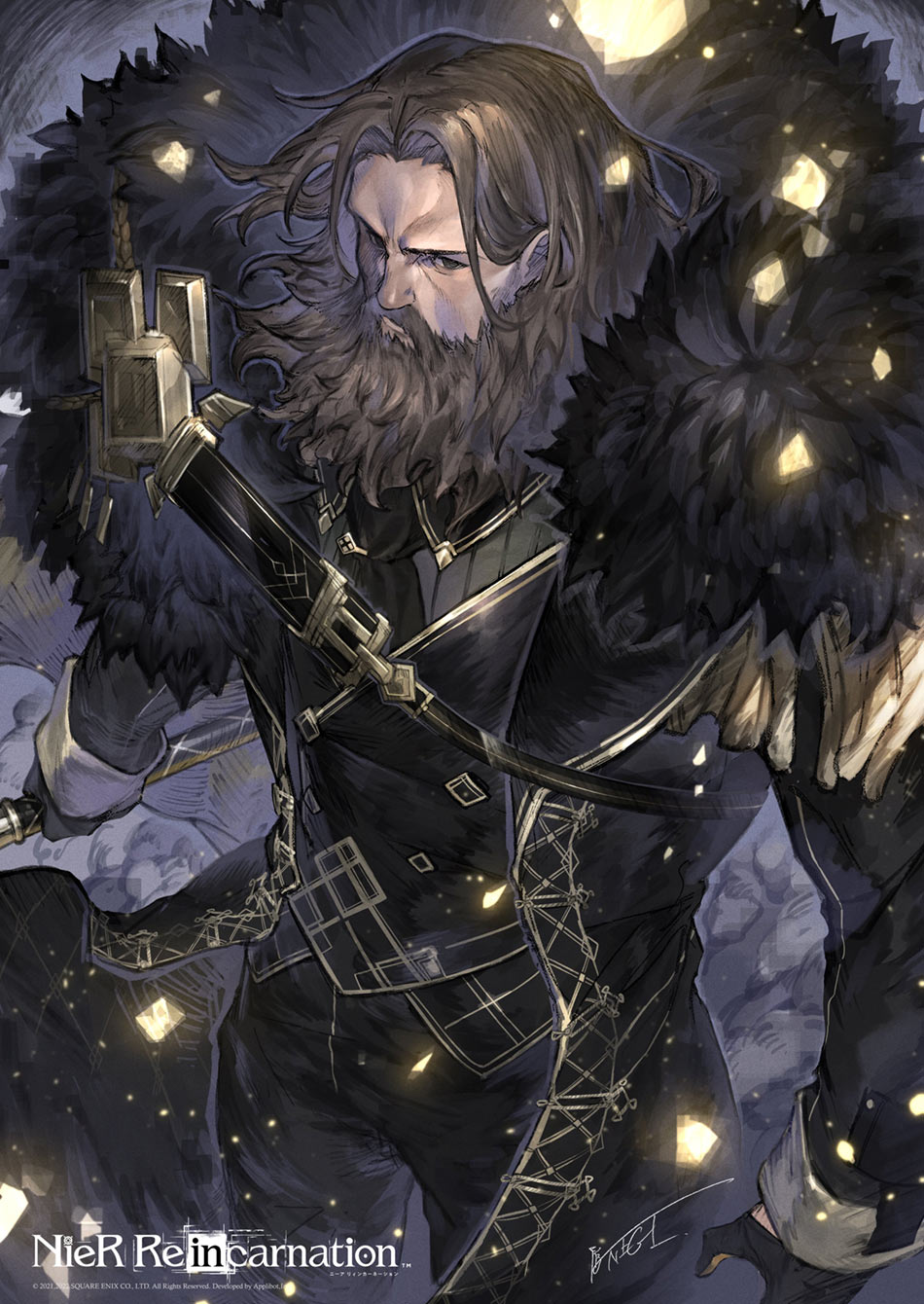 1st Anniversary Illustration by Kamonegi from NieR Reincarnation