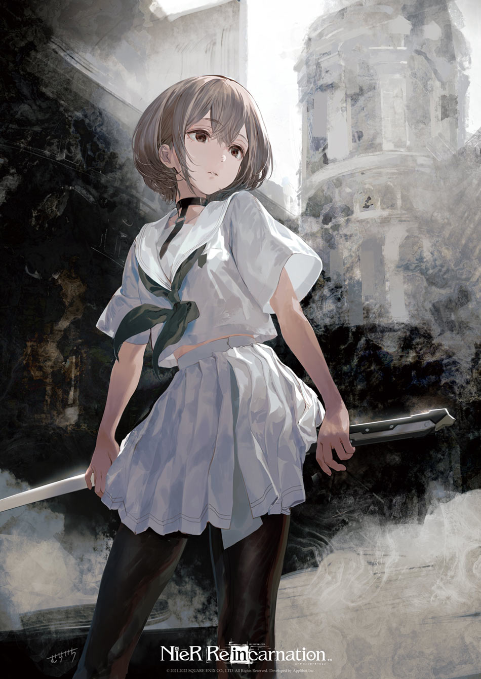 1st Anniversary Illustration by Muraichi from NieR Reincarnation