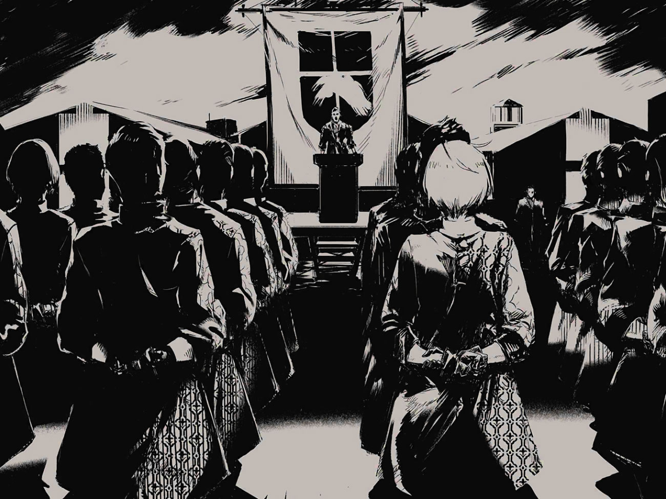 A Cold and Hollow Silence Chapter Art from NieR Reincarnation