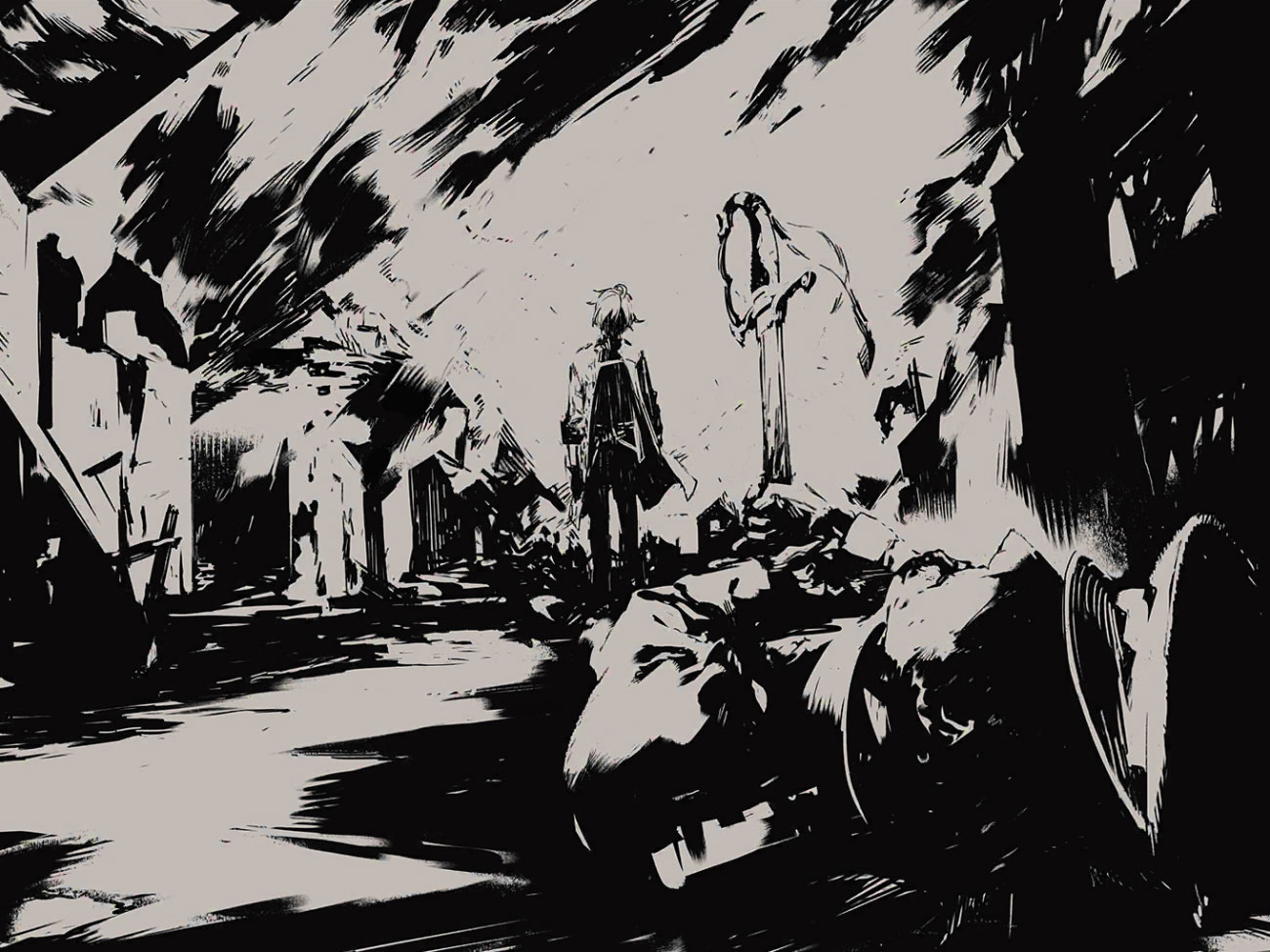 A Cold and Hollow Silence Chapter Artwork from NieR Reincarnation