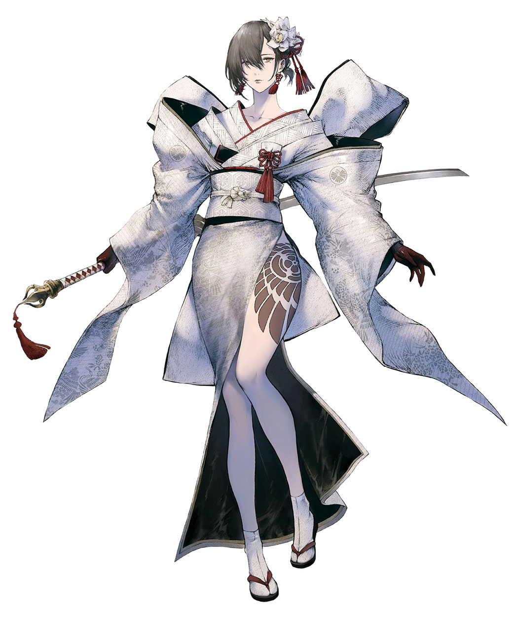 Akeha, Reborn Swordmaster Art from NieR Reincarnation