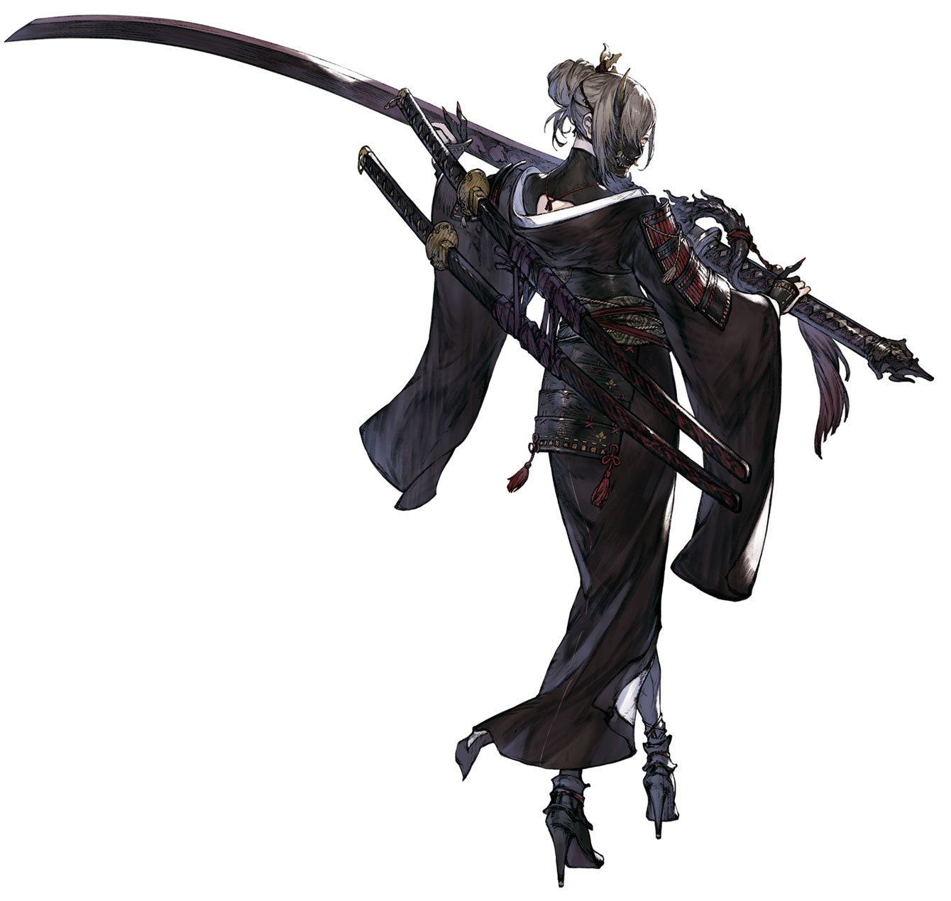 Akeha, Bloodless Assassin Art from NieR Reincarnation