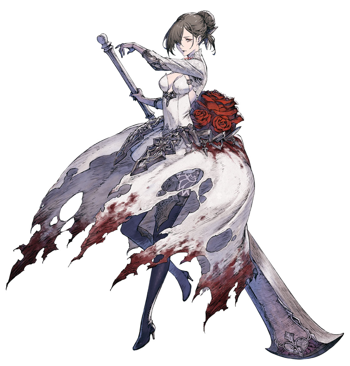 Akeha, Fabled Assassin Art from NieR Reincarnation