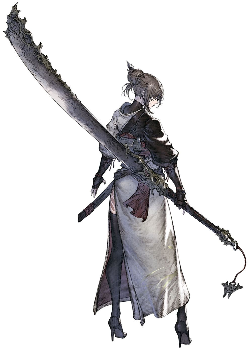 Akeha, False Guardian Assassin Art from NieR Reincarnation