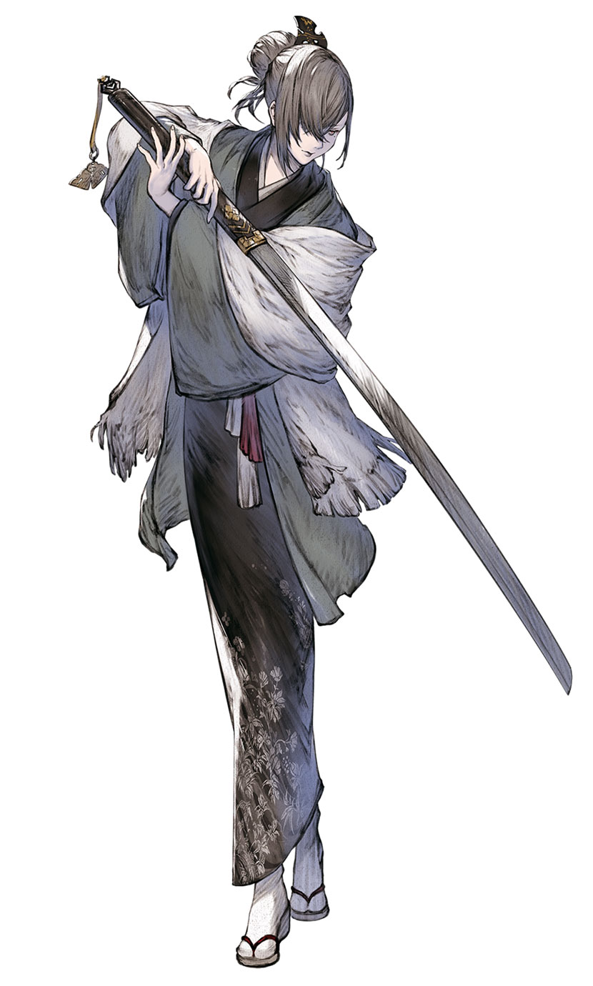 Akeha, Guardian Assassin Art from NieR Reincarnation