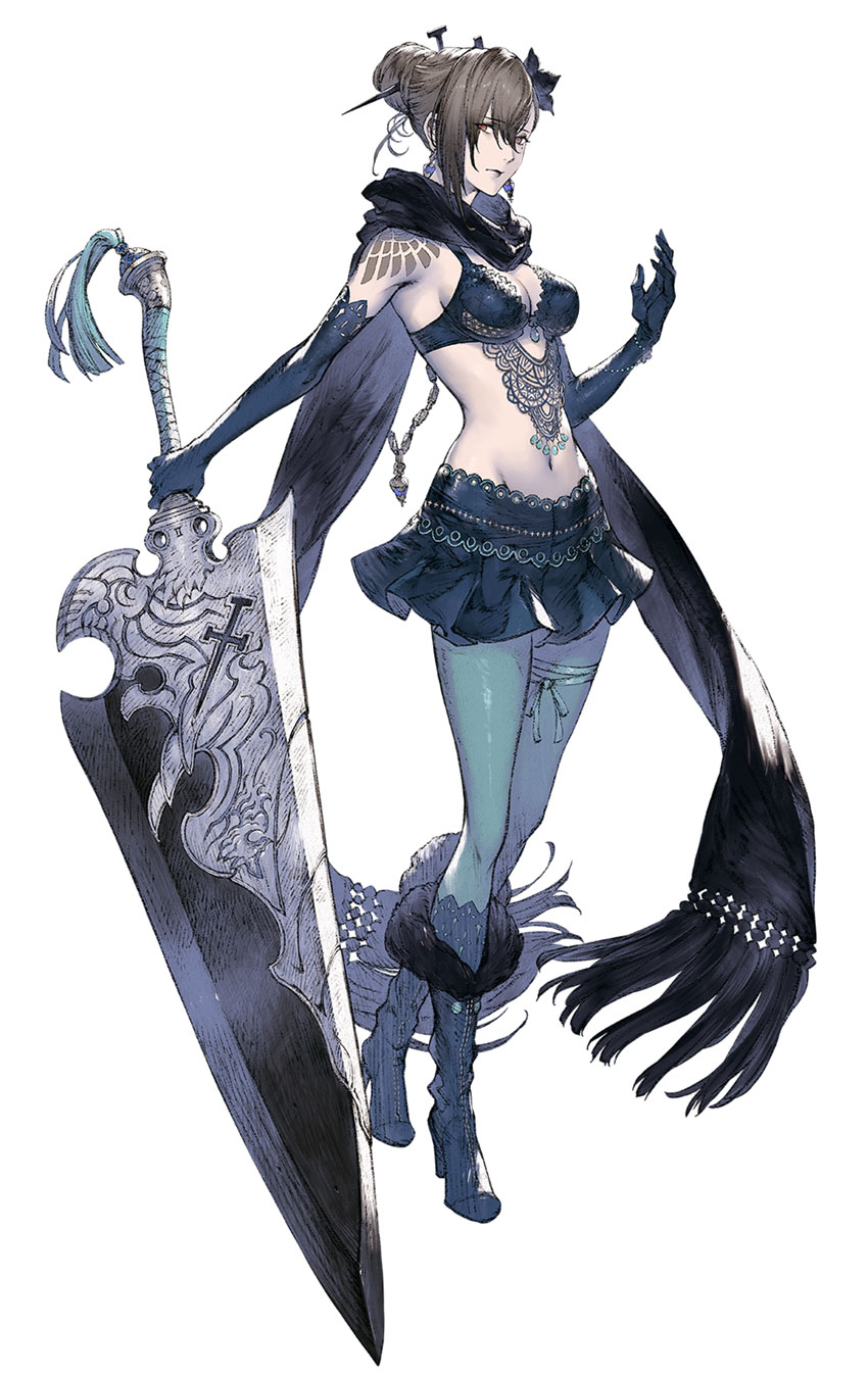 Akeha, Intoner Assassin Art from NieR Reincarnation