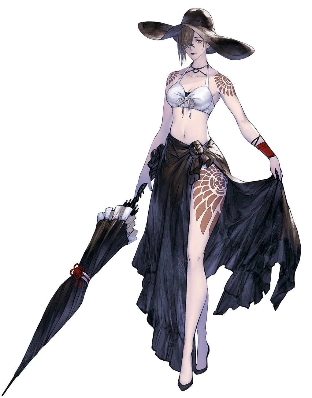 Akeha, Summer Assassin Art from NieR Reincarnation