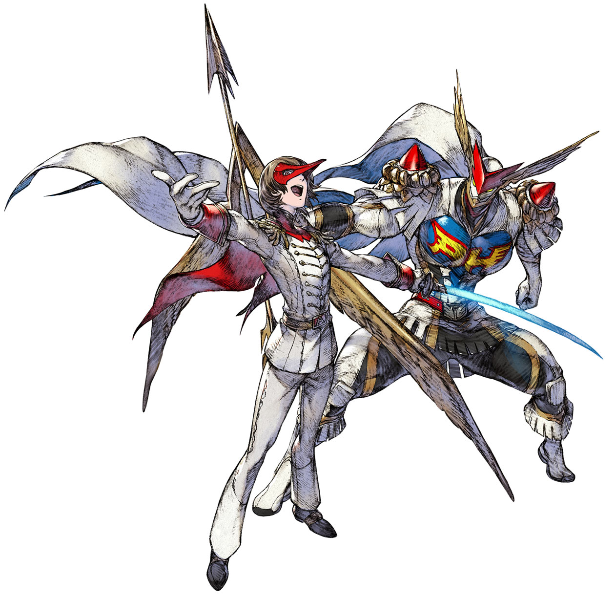 Crow, Scheming Justice Art from NieR Reincarnation