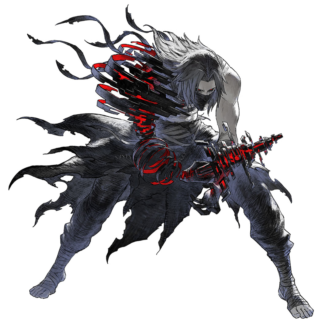 Dimos, Abyssal Gunman Art from NieR Reincarnation