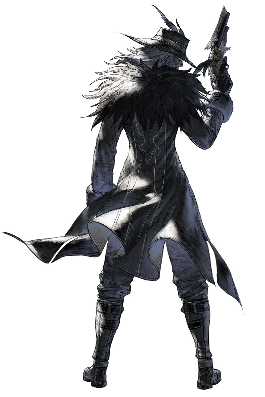 Dimos, False Guardian Gunman Art from NieR Reincarnation