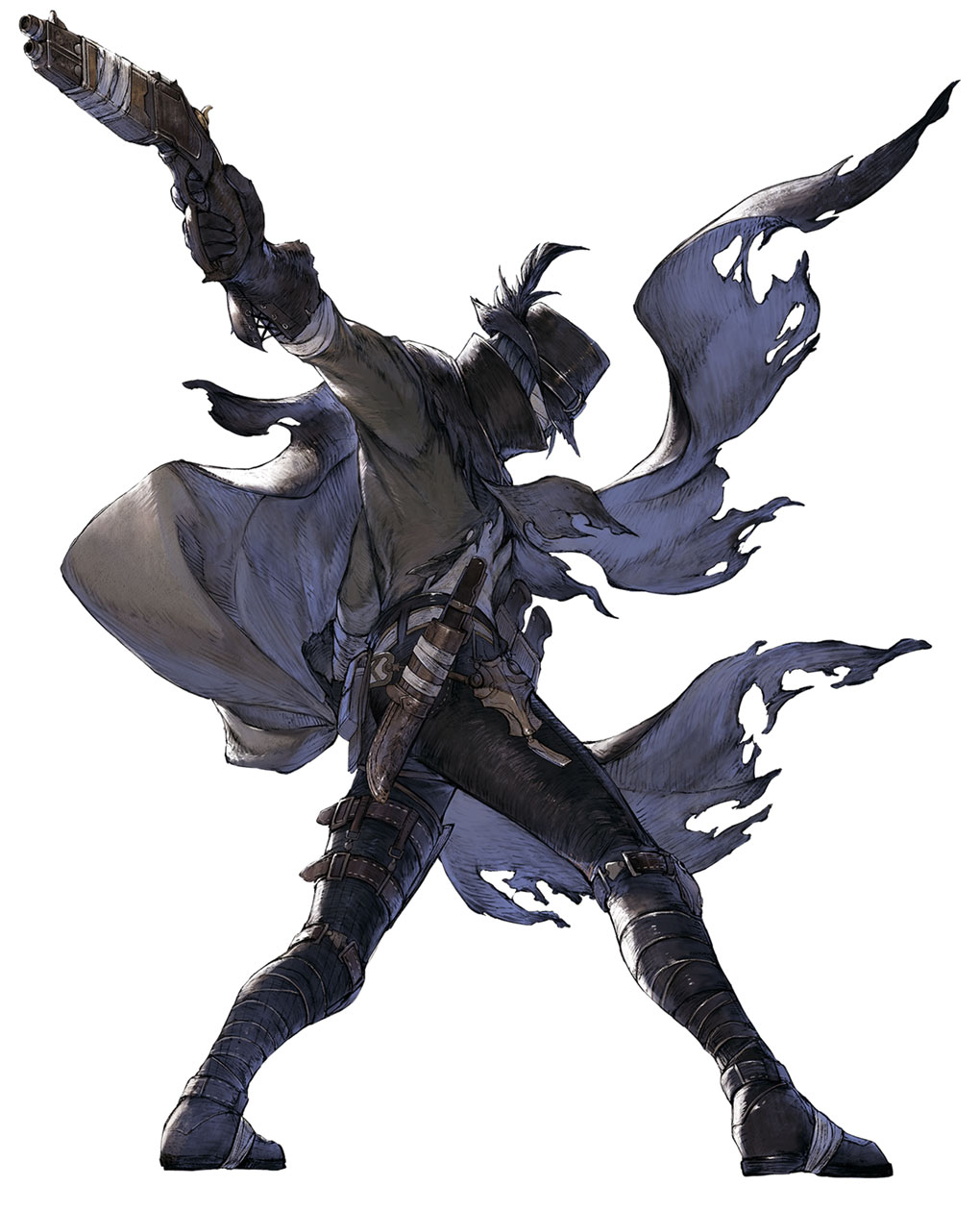 Dimos, Fractured Gunman Art from NieR Reincarnation