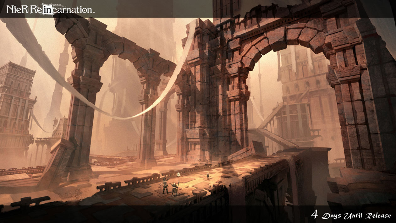 EN Release Countdown 4 Days Art from NieR Reincarnation