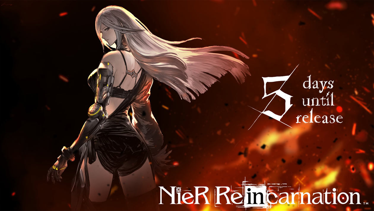 EN Release Countdown 5 Days Art from NieR Reincarnation