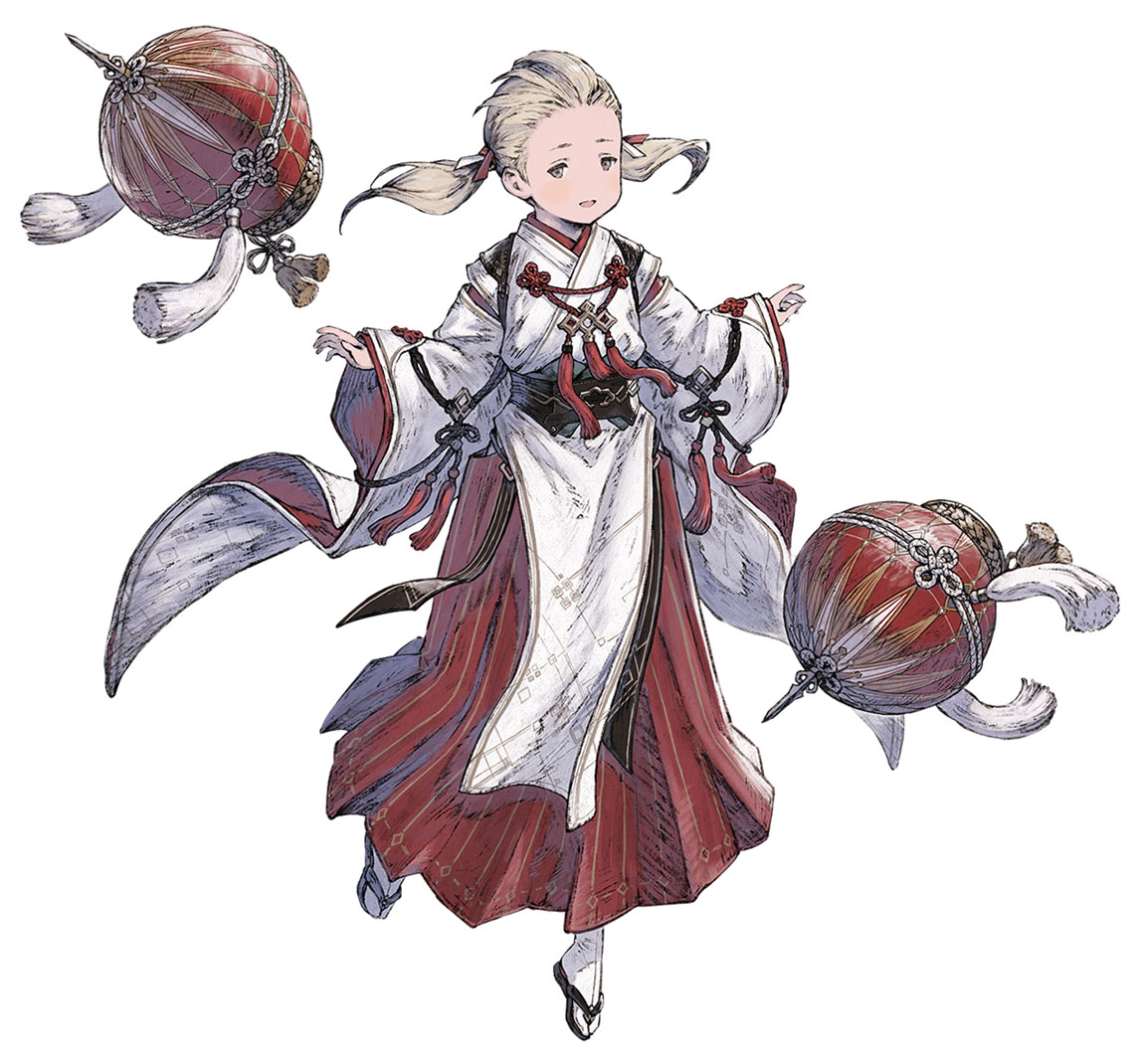 Fio, New Year's Girl Art from NieR Reincarnation