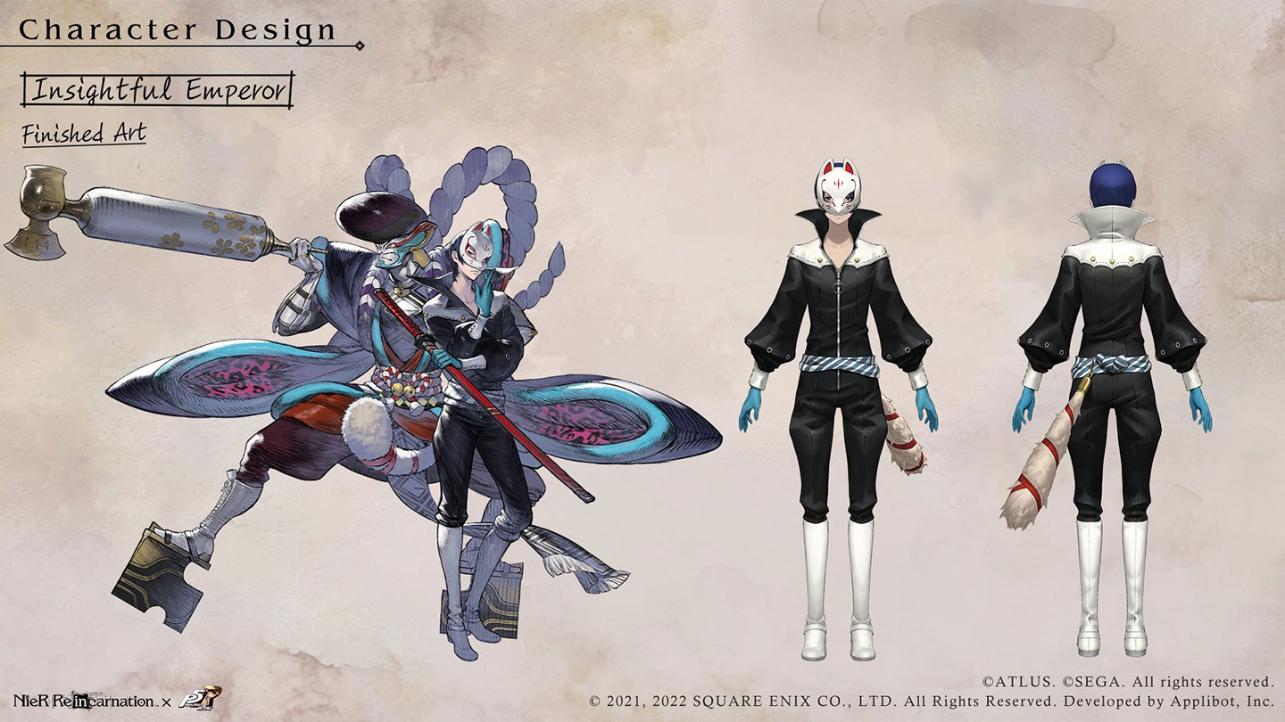 Fox, Insightful Emperor Concept Art from NieR Reincarnation